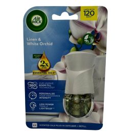   Air Wick elektromos illatosító készülék + ut 19 ml linen&white orchid
