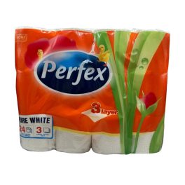 Perfex wc papír 24 db pure white