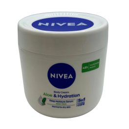 Nivea testápoló krém tégelyes 400ml aloe&hydratation