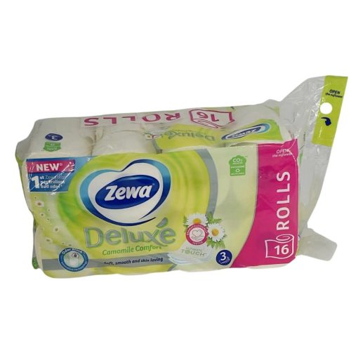 Zewa Deluxe wc papír, 3 réteg, 16 tekercs, Kamilla