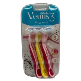   Gillette Venus3 eldobható borotva 3 db illatos nyél sárkánygyümölcs