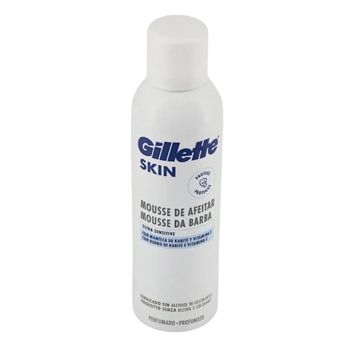 gillette borotvahab 240ml skin sensitive