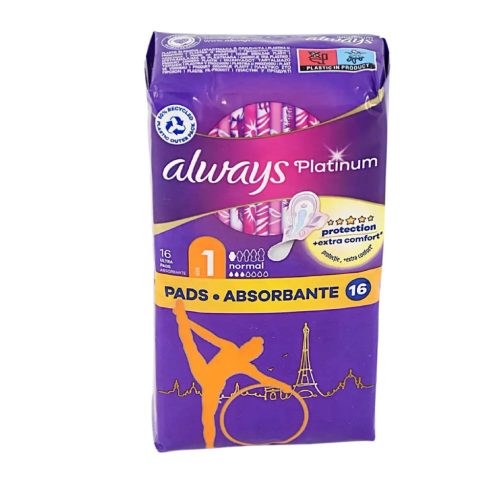 Always Duo egészségügyi betét Platinum 16pcs Normal