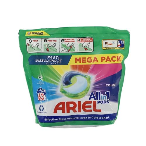 Ariel mosókapszula  63 db (1241,1g) Color