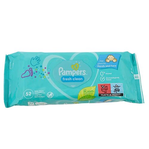Pampers nedves törlőkendő 52 db Fresh clean