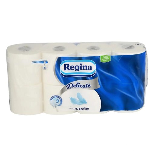 Regina Wc papír 3 réteg, 8 tekercs, delicate gentle feeling