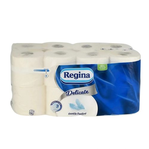 Regina Wc papír, 3 réteg, 16 tekercs, delicate gentle feeling