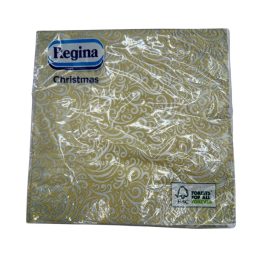 Regina szalvéta 1 rét, 20lap, 33x33 christmas