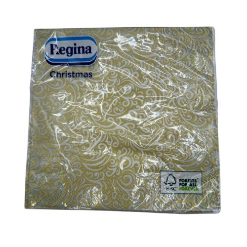 Regina szalvéta 1 rét, 20lap, 33x33 christmas