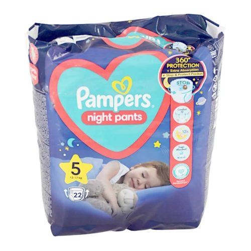 Pampers Night Pants 5 12-17 kg 22 db