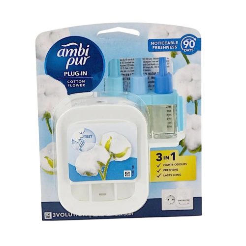 AmbiPur 3Volution elektromos légfrissítő alapcsomag 20 ml Cotton Flower