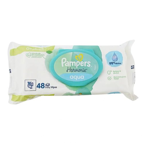 Pampers nedves törlőkendő 48 db Harmonie aqua