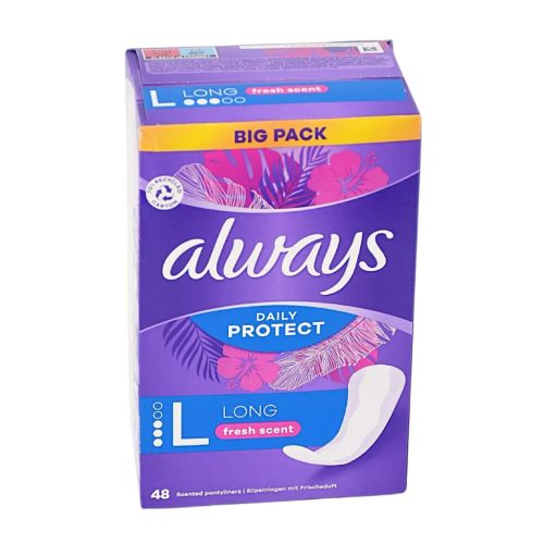 Always Tisztasági betét  Daily Protect 48 db Long Fresh Scent