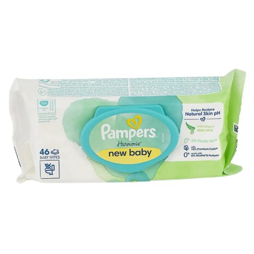 Pampers nedves törlőkendő 46 db New Baby