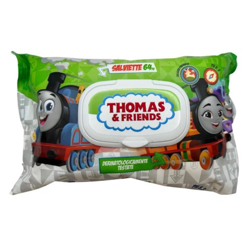 Thomas&barátai nedves törlőkendő 64db aloe