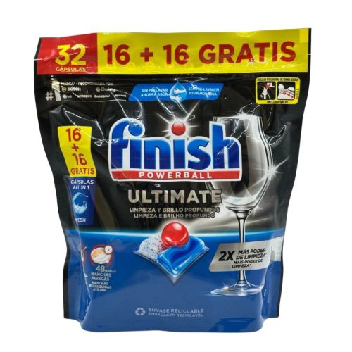 Finish mosogató tabletta 32db All in 1 Ultimate