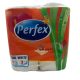 Perfex wc papír 3 réteg, 4 tekercs, pure white