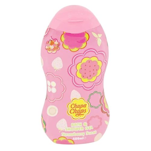 Chupa Chups hab és tusfürdő 400 ml Eper