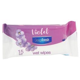 Deep Fresh Nedves Törlőkendő 15 db Violet