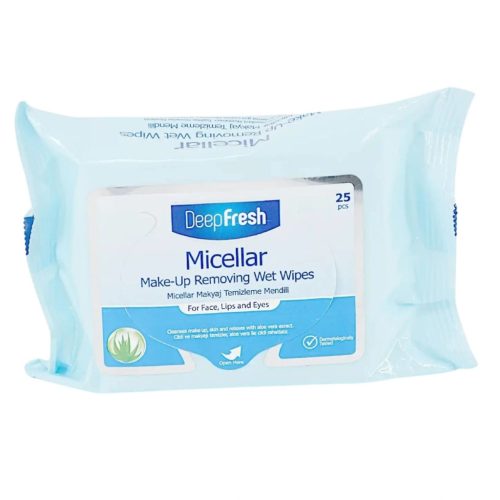Deep Fresh nedves sminklemosó törlőkendő  25 db-os Removal-Micellar