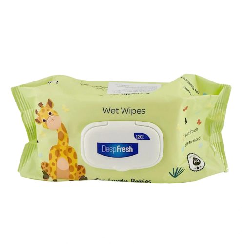 Deep Fresh nedves törlőkendő 120 db for lovely babies