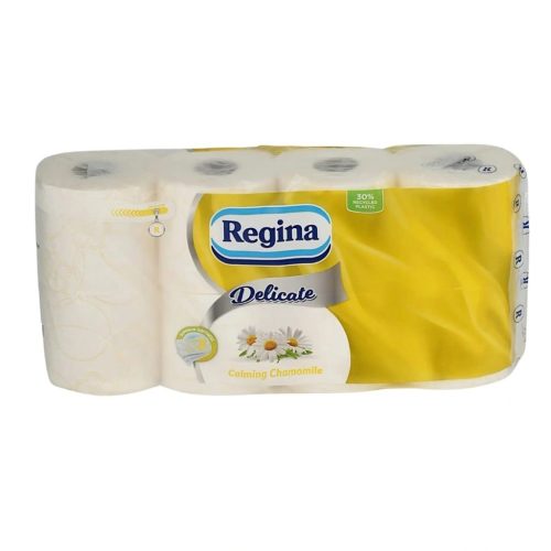 Regina Wc papír 3 réteg, 8 tekercs, kamilla