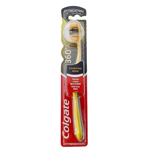 Colgate fogkefe 360° Charcoal Gold Soft