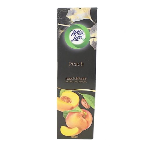 Miss Life Pálcikás illatosító 100 ml Peach
