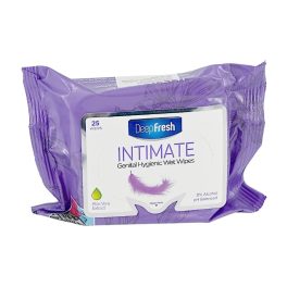   Deep Fresh nedves intim törlőkendő 25db-os Aloe vera Extract