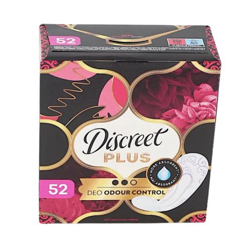 Discreet Plus tisztasági betét 52 db-os Deo Odour Control