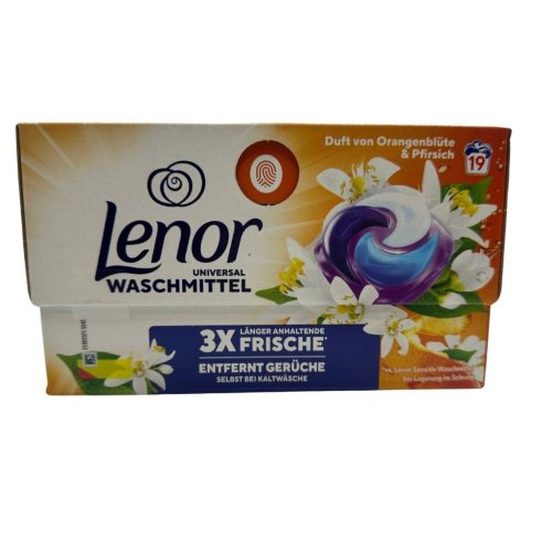 Lenor folyékony kapszula 19 mosás Orange&Peach