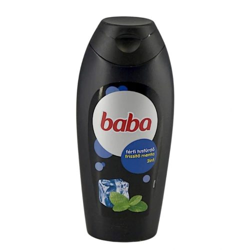 Baba férfi tusfürdő 400 ml 2in 1 frissítő menta