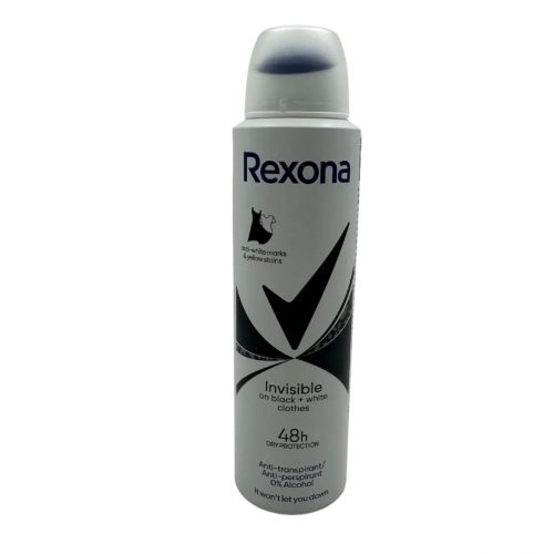 Rexona dezodor150 ml invisible on black+white