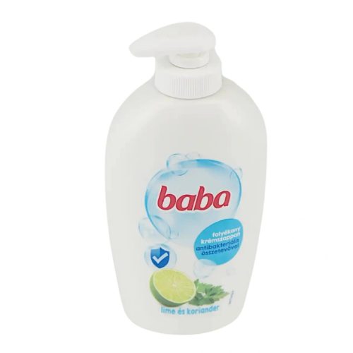 BABA folyékony szappan 250 ml Antibakteriális hatású lime