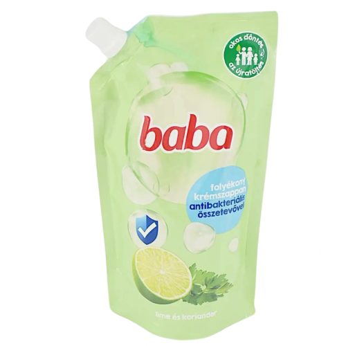 Baba folyékony szappan utántöltő 500 ml Lime és koriander