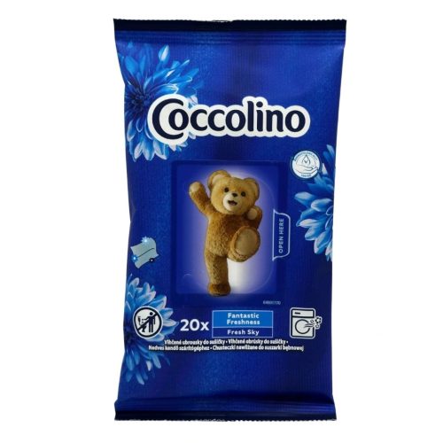 Coccolino illatkendő 20db Blue Fresh Sky szárítógépbe