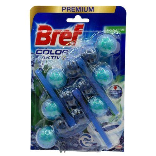 Bref Power Aktív WC Illatosító 3x50g db Eucalyptus