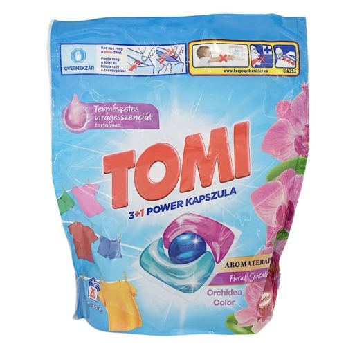 Tomi 3+1 Power Caps mosókapszula 26 db Orchid Color