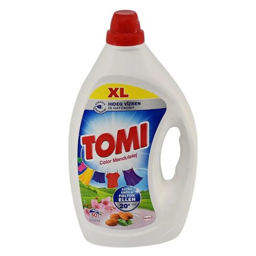 Tomi folyékony mosógél 2,25L Color Mandulatej