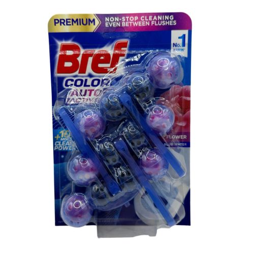 Bref wc illatosító 3x50 g color auto active flower