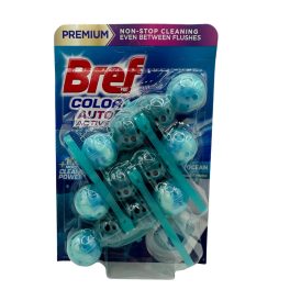 Bref wc illatosító 3x50 g color auto active ocean
