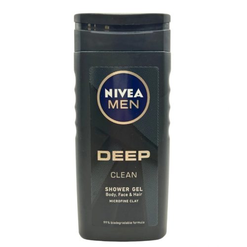 Nivea Men tusfürdő 250 ml Deep Clean