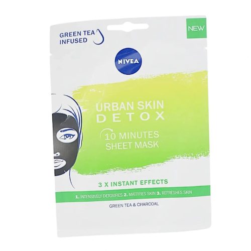 NIVEA URBAN SKIN fátyolmaszk 1 db 10 perces méregtelenítő