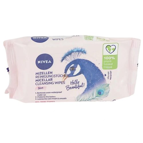Nivea Arctisztító kendő Micellar Biodegradable 25db