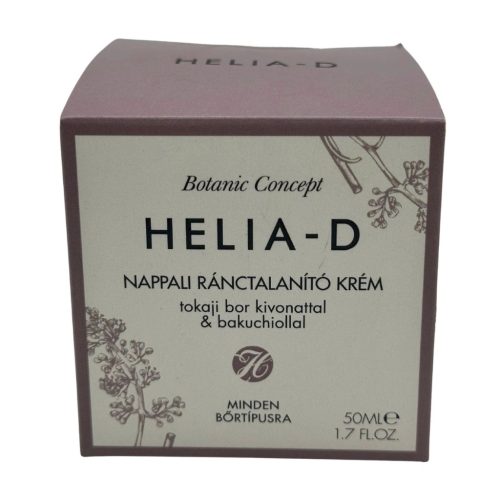 Helia-D botanic concept 50ml ránctalanító krém tokaji bor kivonattal nappali