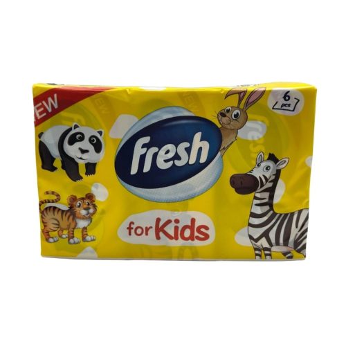 Fresh papír zsebkendő illatos 6x10 db (KIDS)