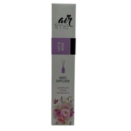   Air Time Reed Diffuser fapálcikás légfrissítő 50 ml Lily&Rose