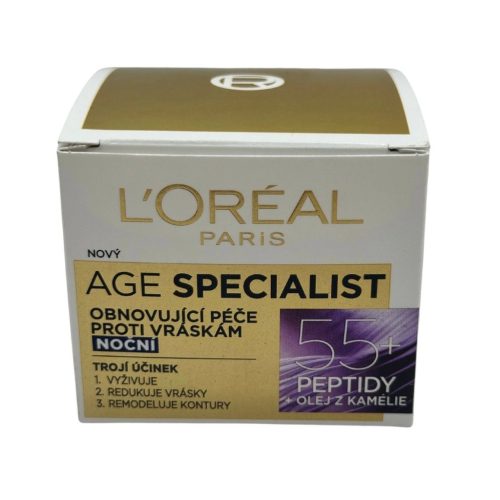 L'Oréal age specialist 50ml 55+ éjszakai krém
