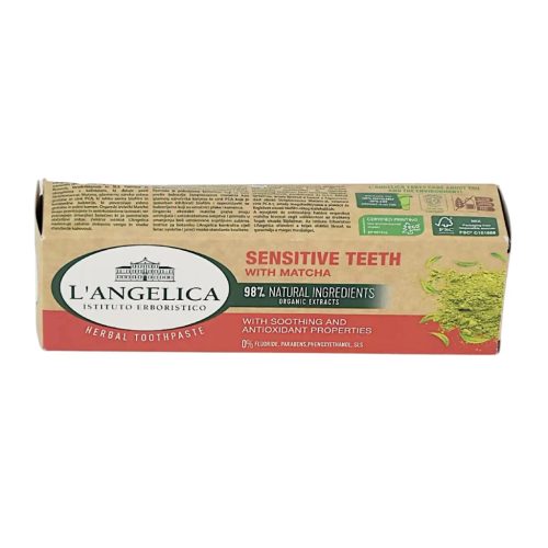 L'Angelica fogkrém 75 ml fogérzékenység ellen Matcha-val