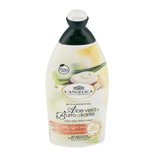 L'Angelica Supreme Care tusfürdő 500ml aloeval és shea vajjal